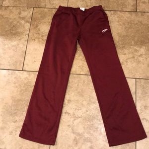Speedo burgundy sweatpants